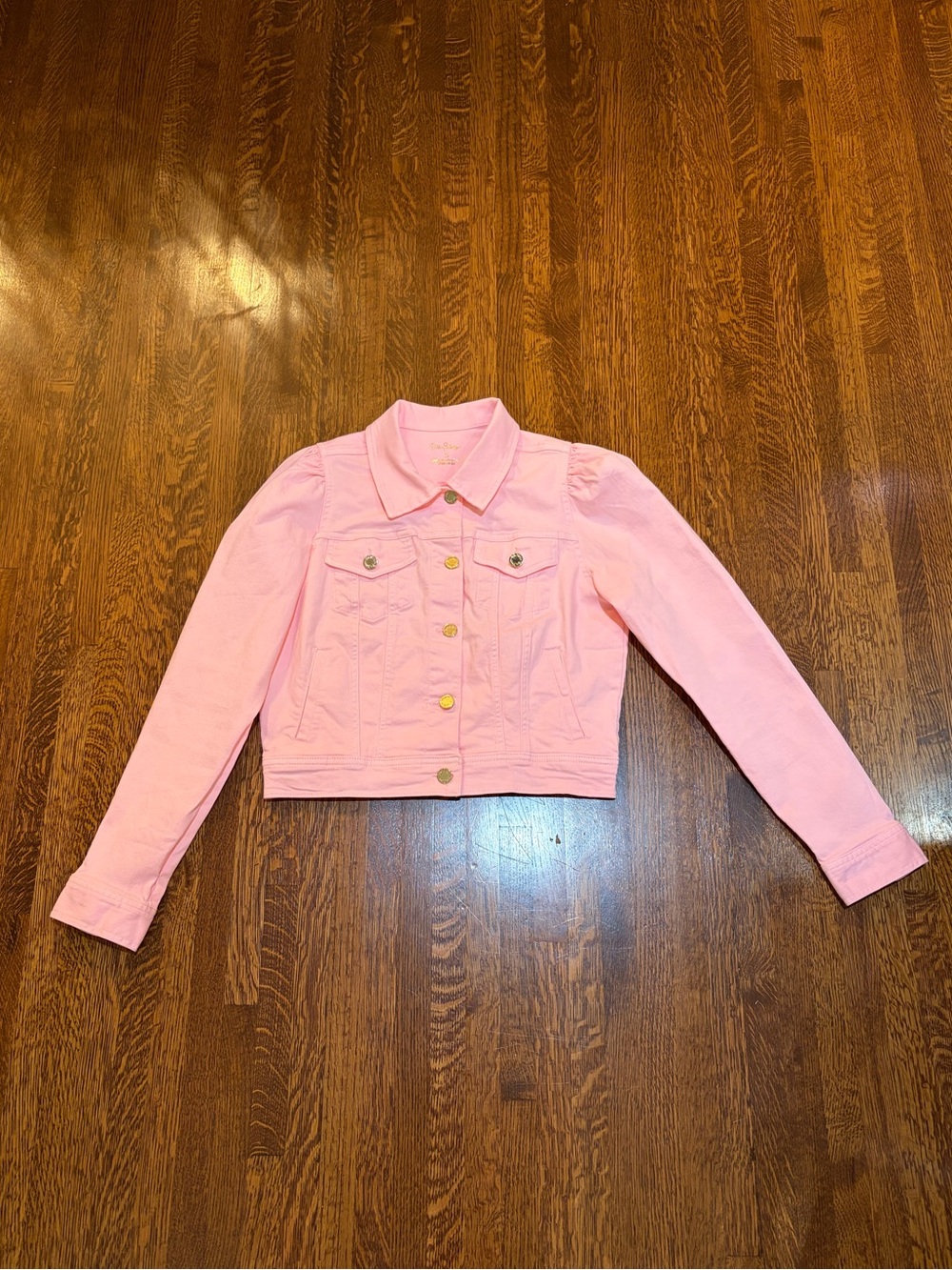 Lilly Pulitzer Laylani Denim Jacket Pink - Picture 2 of 8